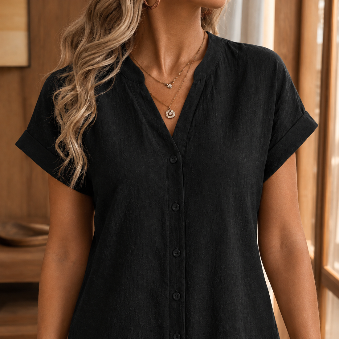 Lola-Grace Relaxed Shirt Dress - Lead Product Detail