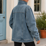 Francesca Asymmetric Jacket - Lead Alternate View