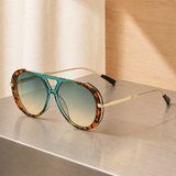 Desmond Retro Sunglasses - Lead Alternate View