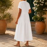 Isabella-Jane Tiered Maxi Dress - Lead Alternate View