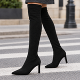 Empoli Pointed Boots - Lead Product Detail