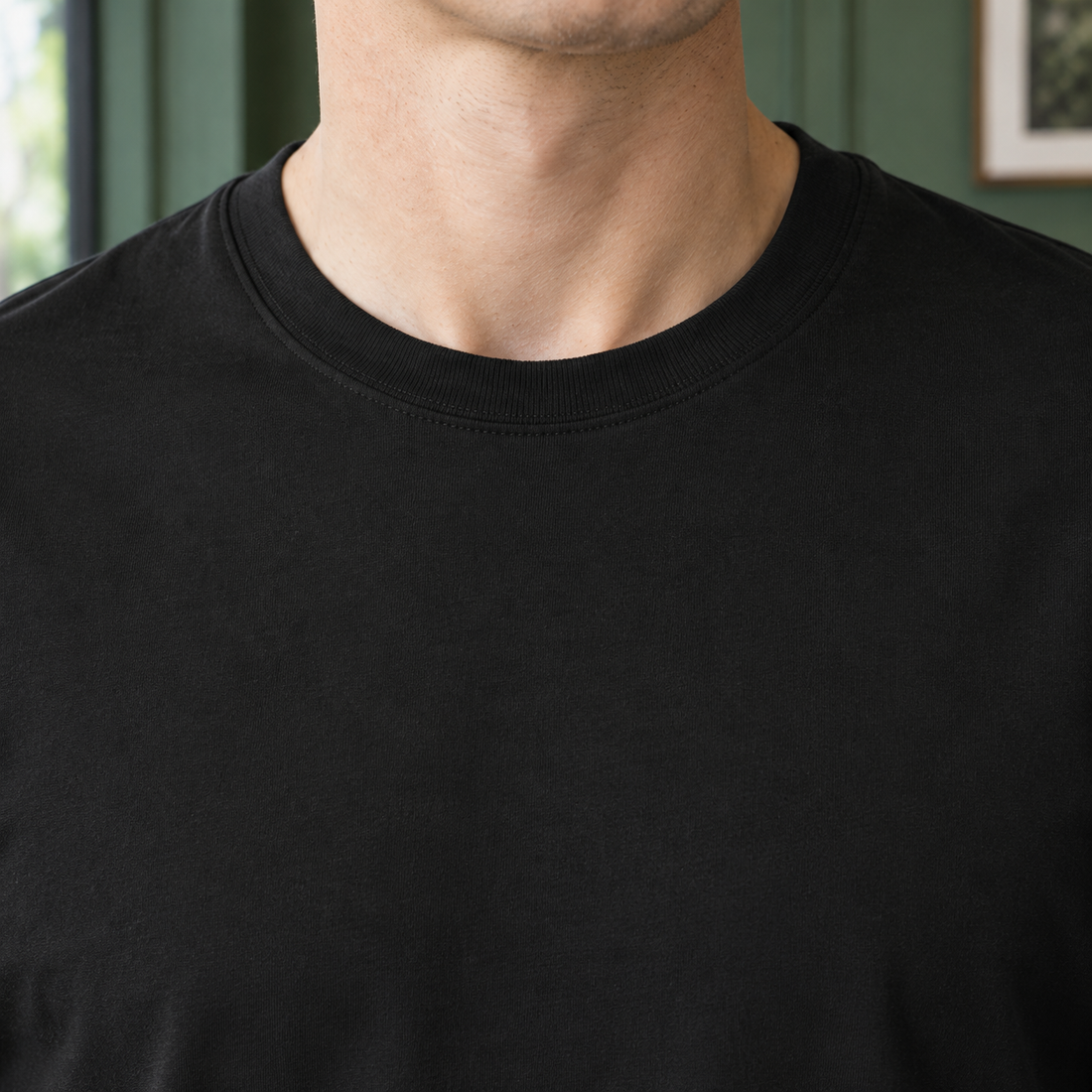 Fintan Crewneck T-Shirt - Lead Product Detail