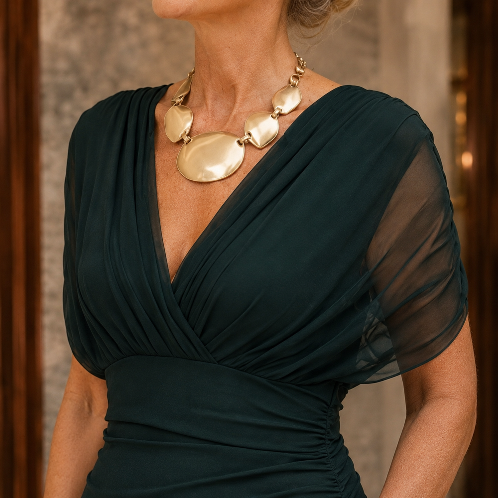 Lydia-Hope Wrap Maxi Dress - Lead Product Detail