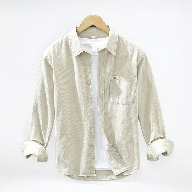 Marbella Textured Shirt - Cream