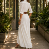 Jacinta Ruched Maxi Dress - Lead Alternate View
