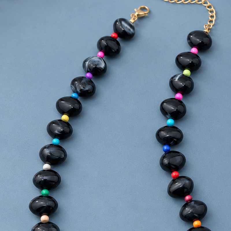 Bancroft Geometric Bead Necklace - Lead Product Detail