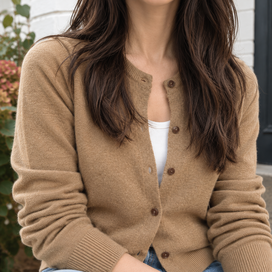 Winona-Grace Round Neck Cardigan - Lead Product Detail