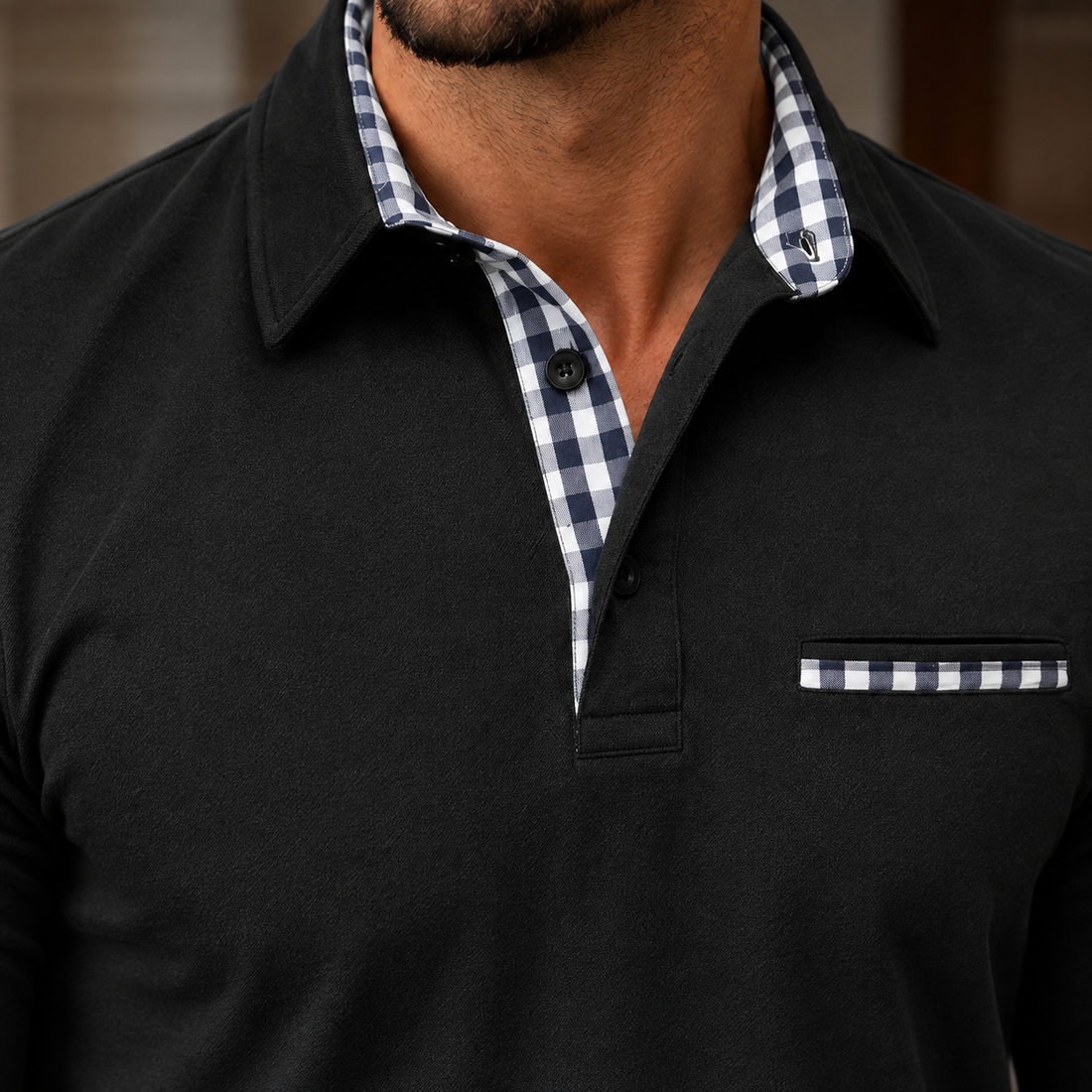 Jay Contrast Polo - Lead Product Detail