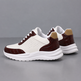 Lucano Leather Sneakers - Lead Alternate View