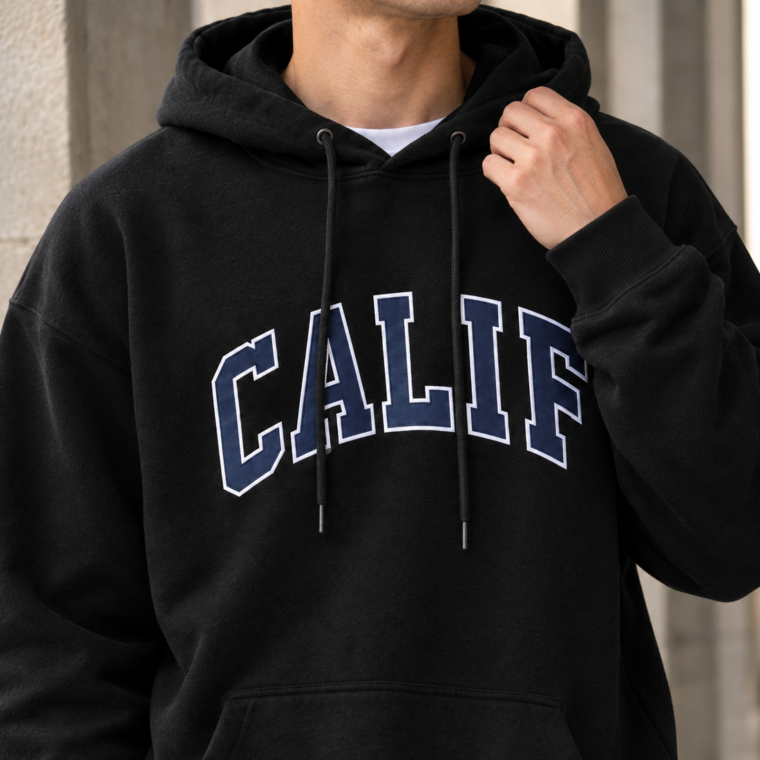 Dario Graphic Hoodie - Lead Product Detail
