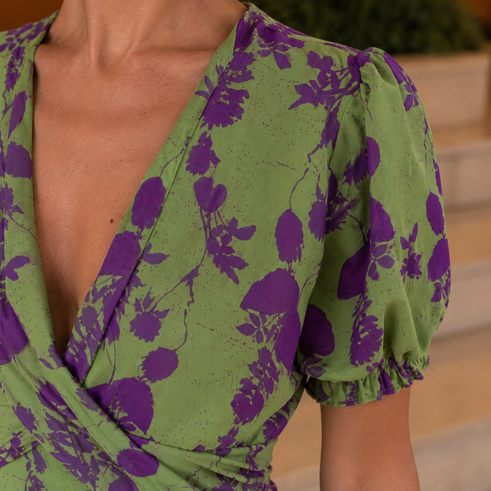 Lucille-Jane Twist Front Dress - Lead Product Detail