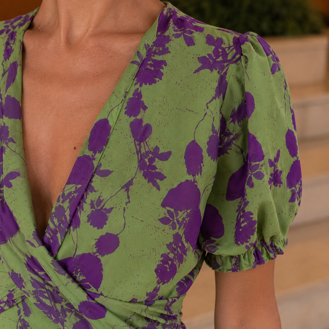 Lucille-Jane Twist Front Dress - Lead Product Detail