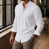 Knox Stand Collar Shirt - Lead Alternate View