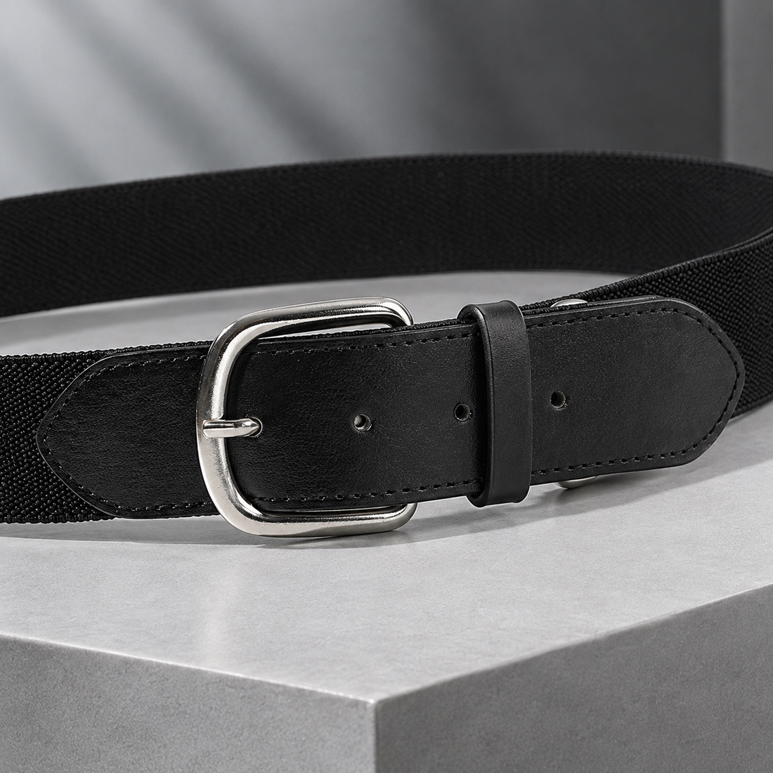 Bracciano Stretch Belt - Lead Product Detail