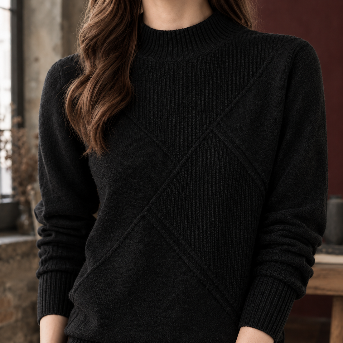 Paloma-Claire Geometric Sweater - Lead Product Detail