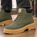 Lavagna Lug Sole Boots - Lead Product Detail