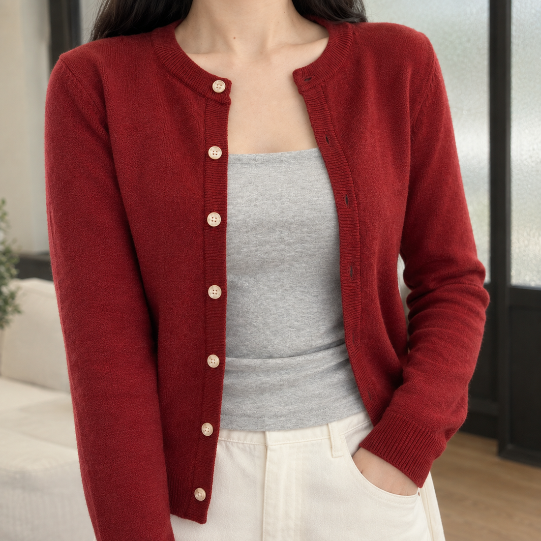 Solene-June Slim Cardigan - Lead Product Detail