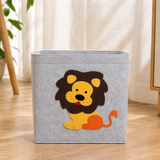 Carter Felt Storage Basket - Lion