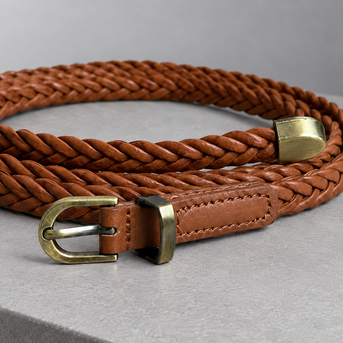 Bertani Braided Belt - Lead Product Detail