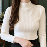 Magdalena-Mae Mock Neck Top - Lead Product Detail