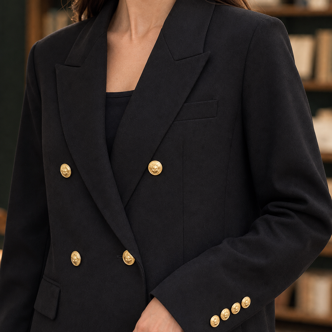 Sidonie-Louise Double Breasted Blazer - Lead Product Detail