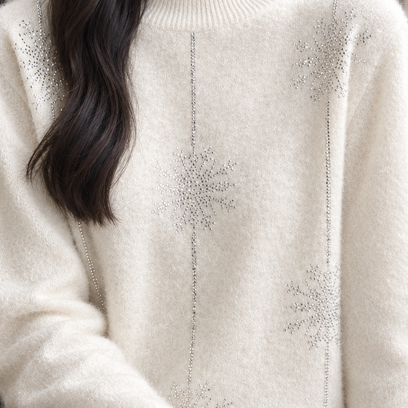 Calla-June Rhinestone Sweater - Lead Product Detail