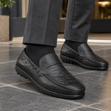 Borromeo-Garda Slip-On Loafers - Lead Product Detail