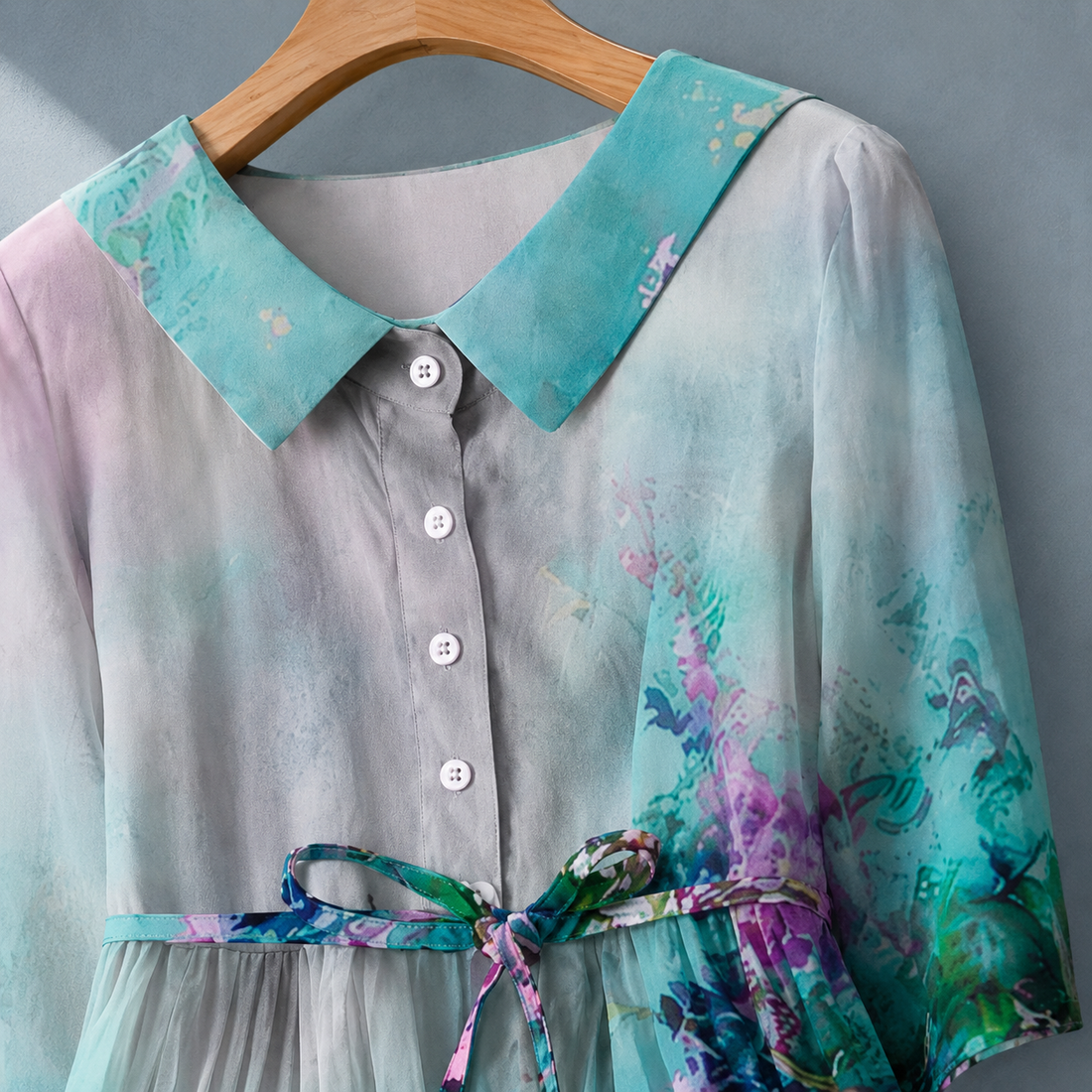 Liliana-Faye Watercolour Maxi Dress - Lead Product Detail