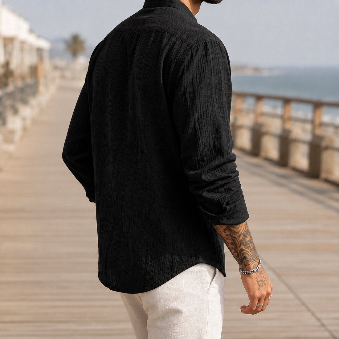 Carter Textured Shirt - Lead Alternate View