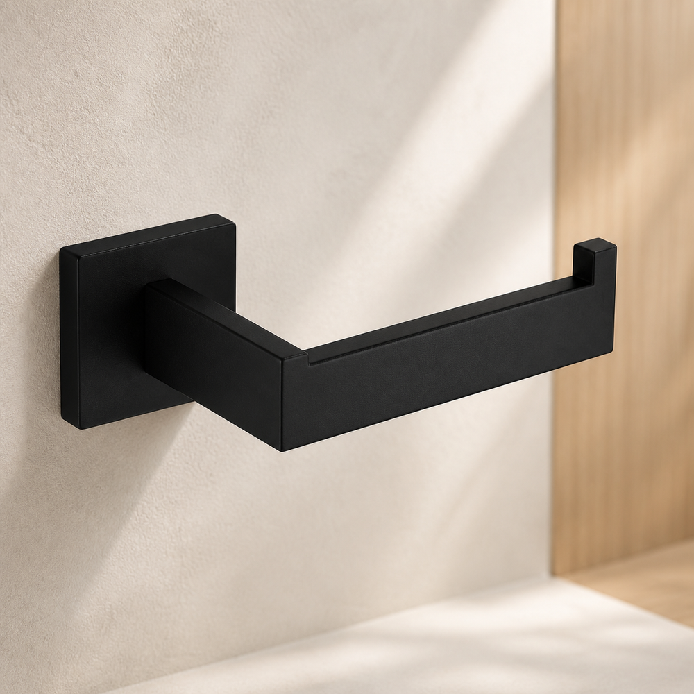 Carter Matte Tissue Holder - Matte Black