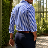 Amos Striped Shirt - Lead Alternate View