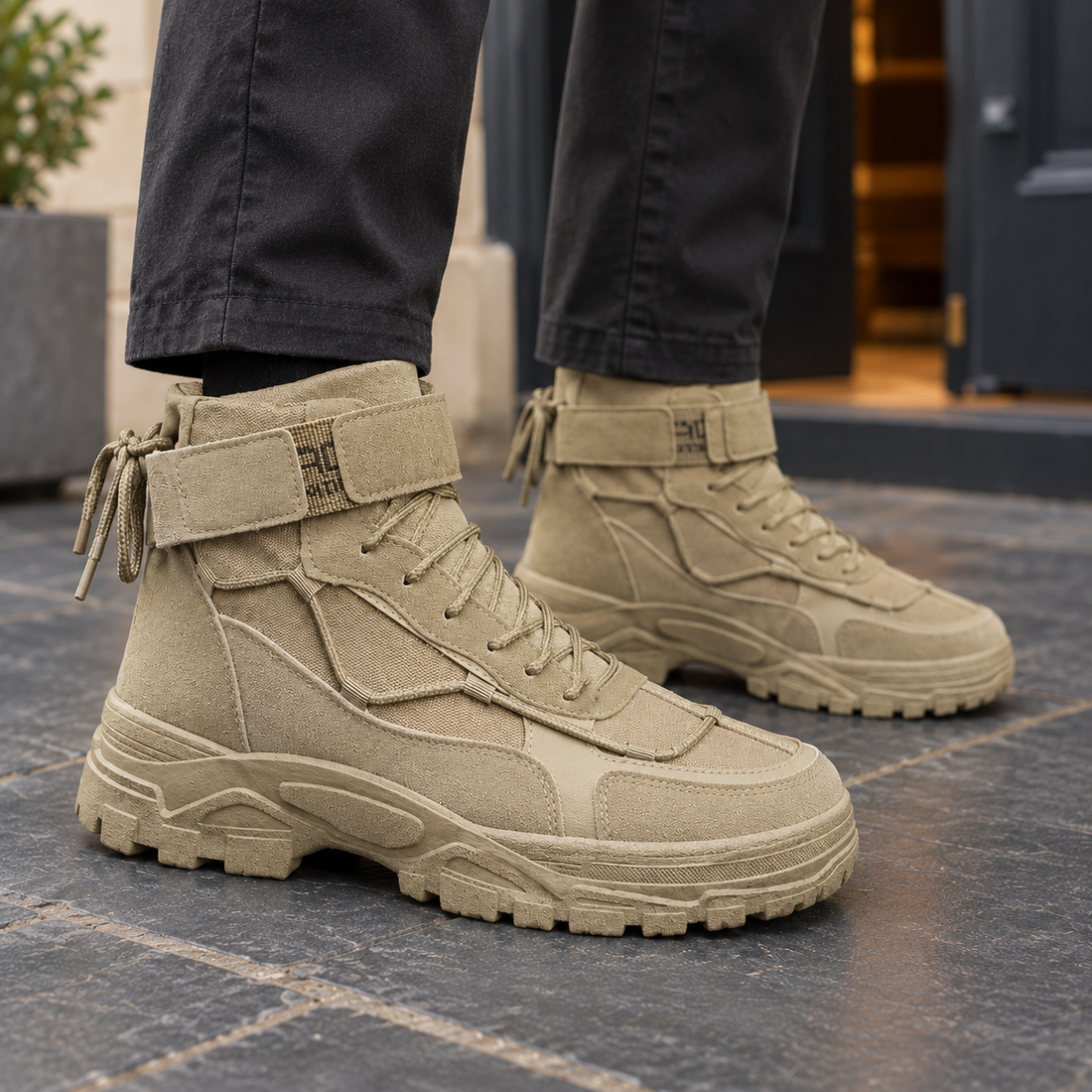 Alfieri-Como Lace-Up Boots - Lead Product Detail