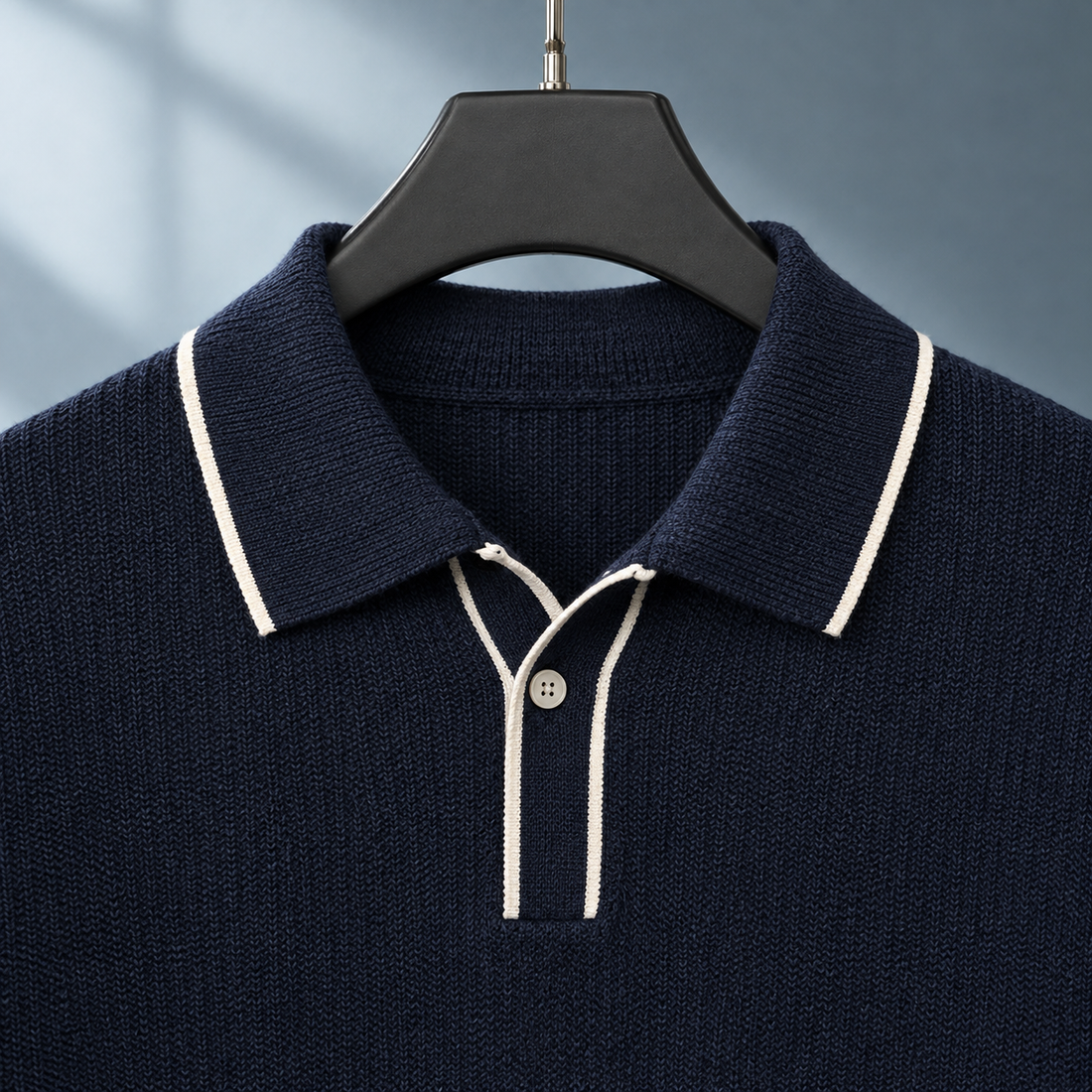 Florian Polo Sweater - Lead Product Detail