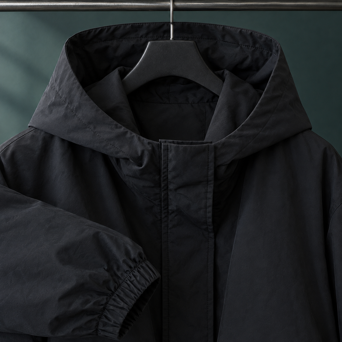 Marianne-June Hooded Jacket - Lead Product Detail