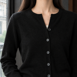 Cecilia Button Front Sweater - Lead Product Detail