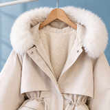 Sabina-Jade Hooded Parka - Lead Product Detail