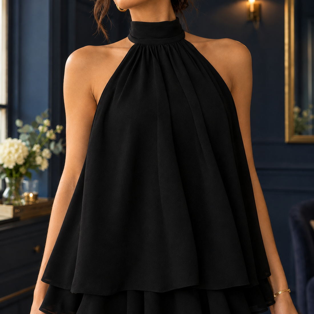 Nicole Halter Mini Dress - Lead Product Detail