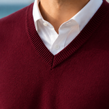Hector V-Neck Sweater - Lead Product Detail