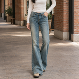 Albertine-Lane Flared Jeans - Lead Product Detail