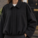 Gwendolyn Suede Jacket - Lead Product Detail