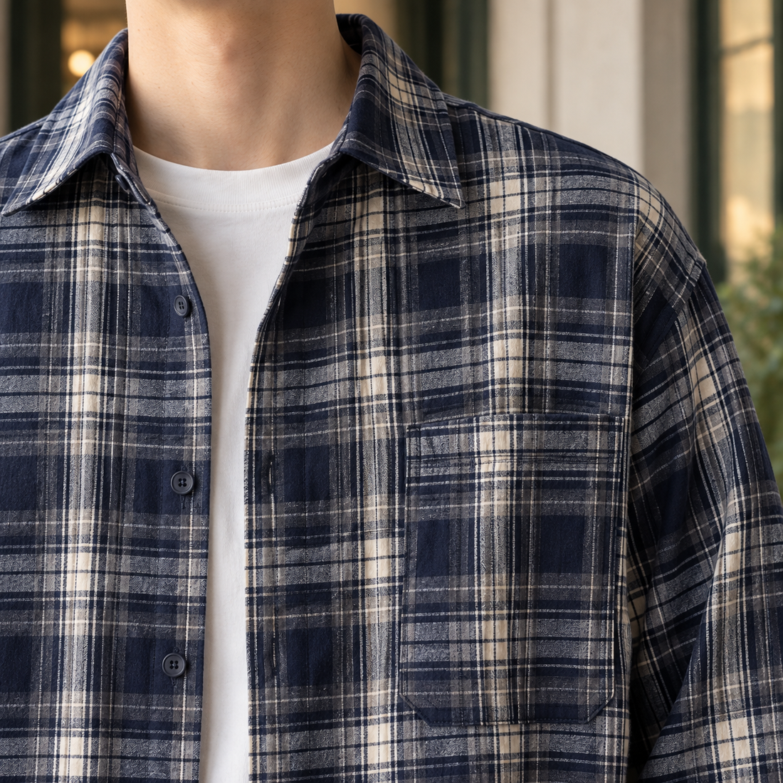 Dorian Plaid Overshirt - Lead Product Detail