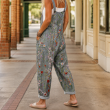 Edith-Pearl Floral Jumpsuit - Lead Alternate View