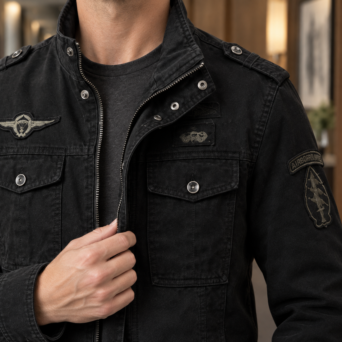 Harlan Military Jacket - Lead Product Detail