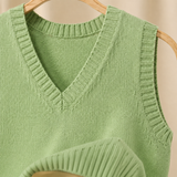 Arend V-Neck Sweater - Lead Product Detail