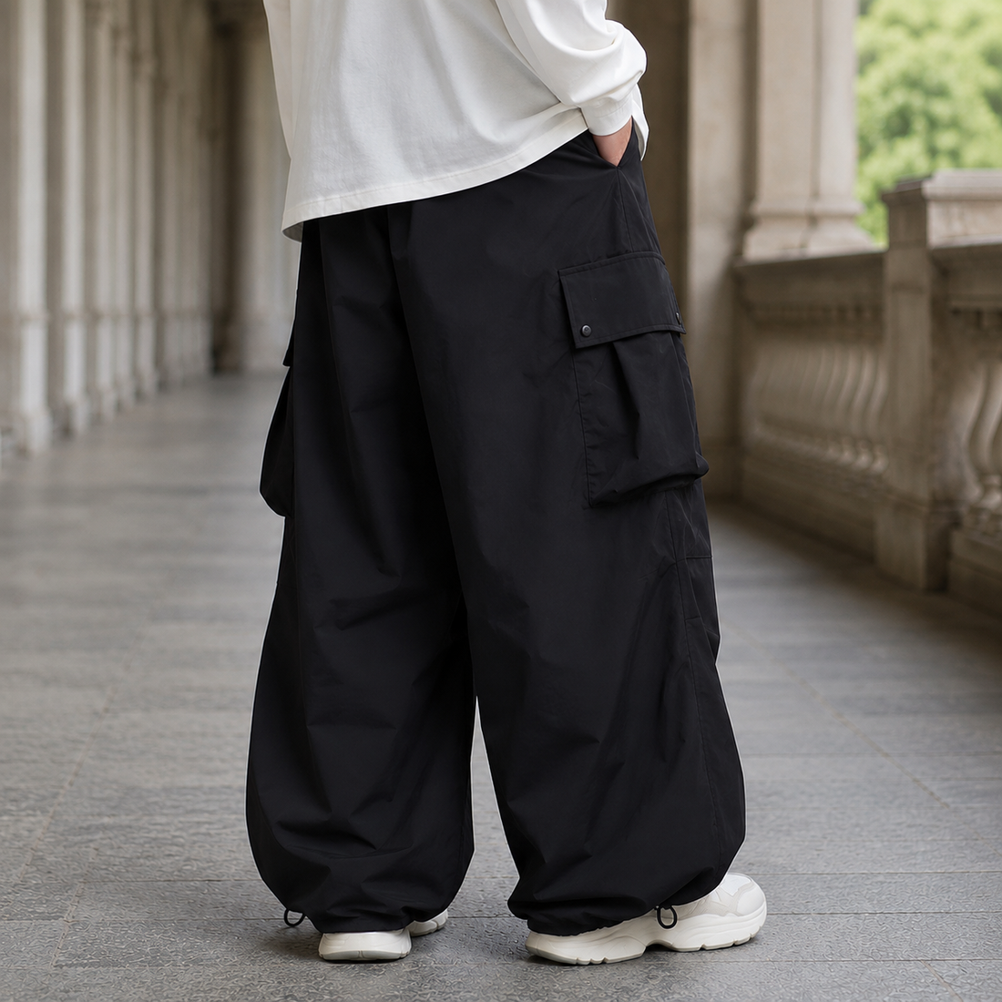Wyatt Baggy Snowboard Pants - Lead Alternate View