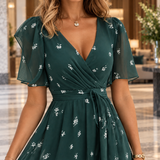 Ilaria-Eve Wrap Midi Dress - Lead Product Detail