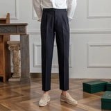 Valentino Pleated Pants - Black