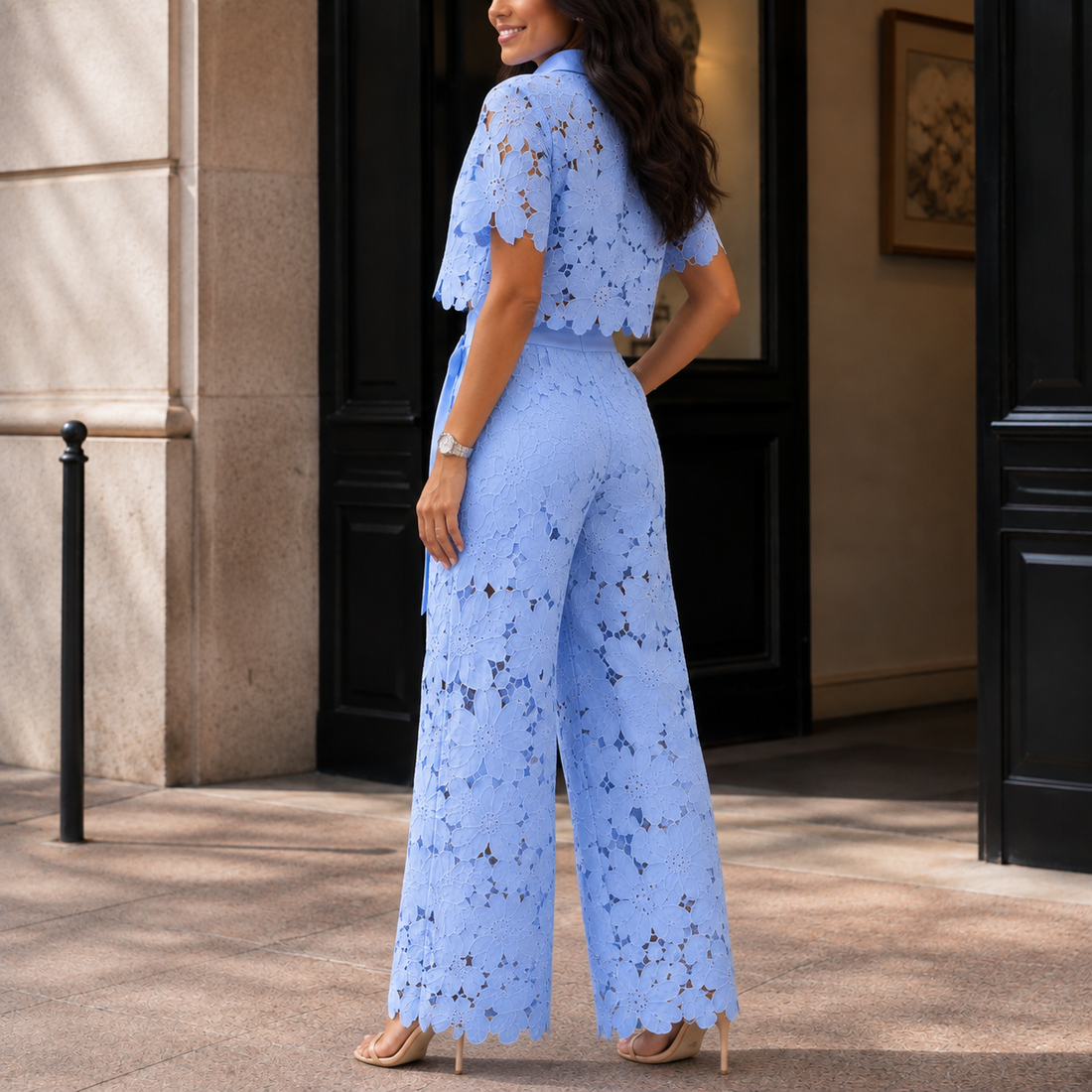 Willa Wide-Leg Set - Lead Alternate View