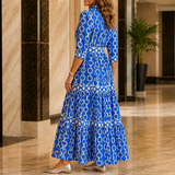 Bianca Tiered Maxi Dress - Lead Alternate View