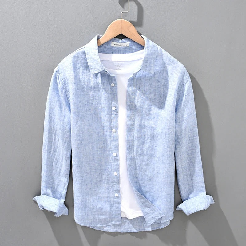 Montero Textured Shirt - Light Blue
